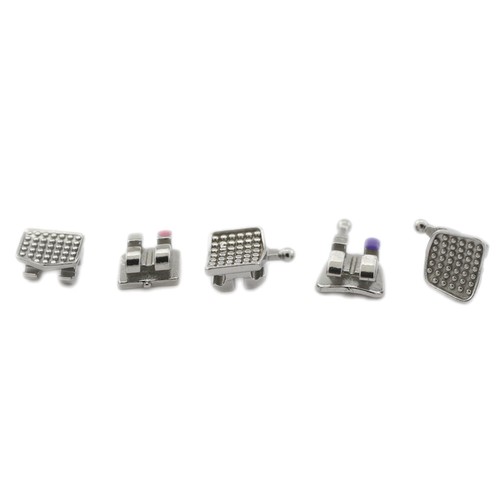 Brackets metálicos de ortodoncia dental Roth 022 ortodoncia brackets 345 gancho monobloque - Imagen 19 de 43