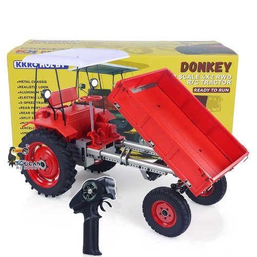1/10 4×2 RC Farm Traktor Auto T16 Transportfahrzeug Motor 2Gang Getriebe Radio - Bild 8 von 18
