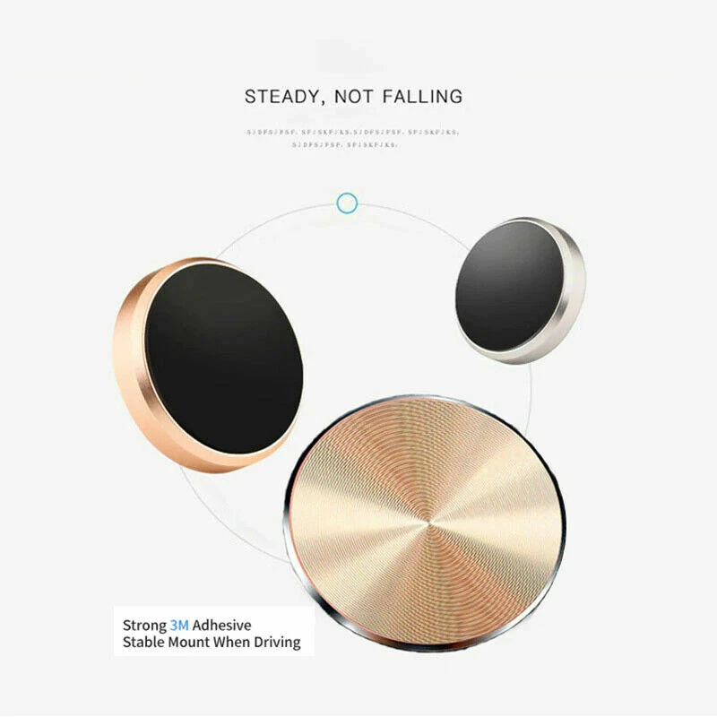2-Pack Metal Plate Adhesive Sticker Replace For Magnetic Car Mount Phone Holder - Image 4 of 4