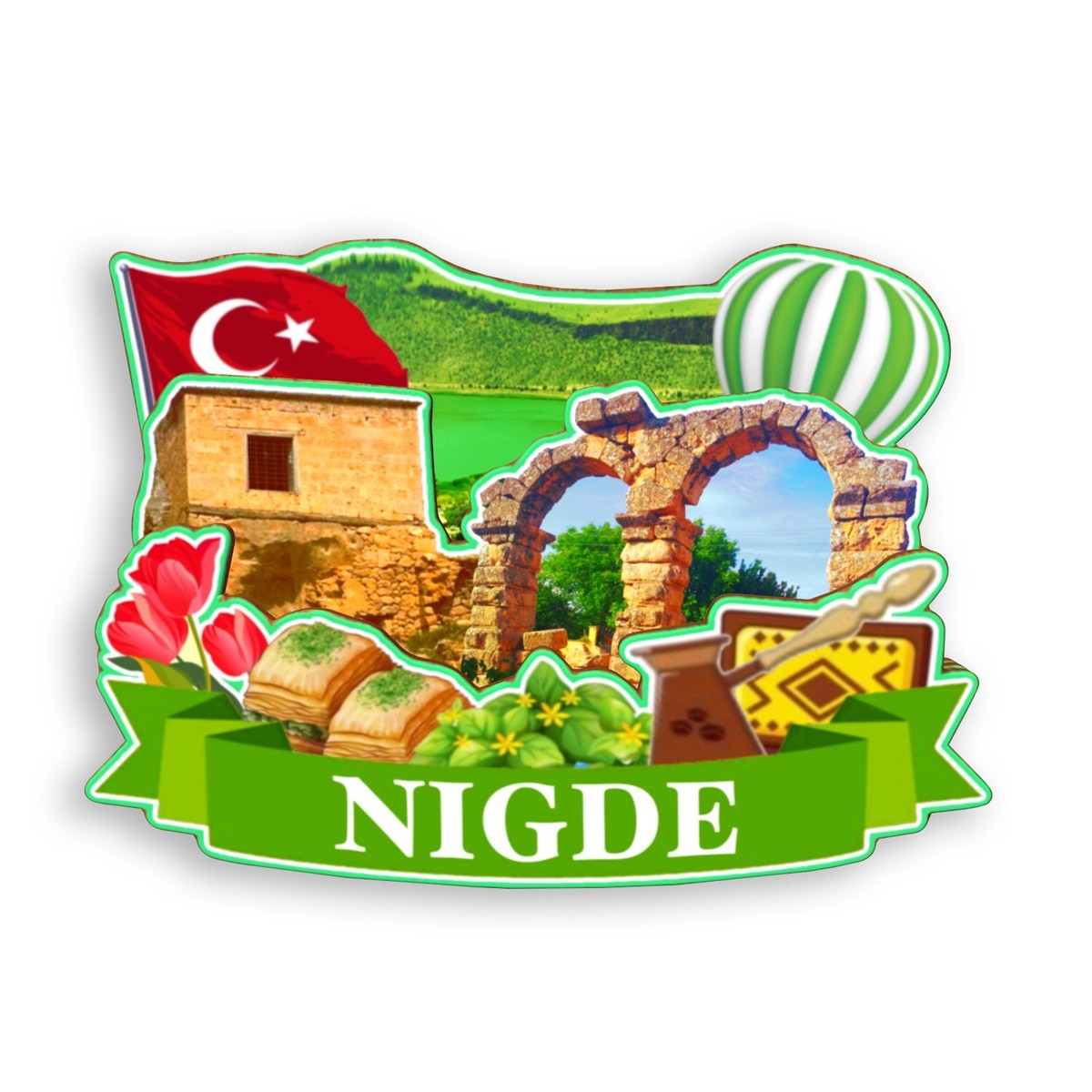 Oludeniz Beach Fethiye Turkije Magneet Reizen Souvenir 3D Hars Collectie Gift Koelkast Magneet