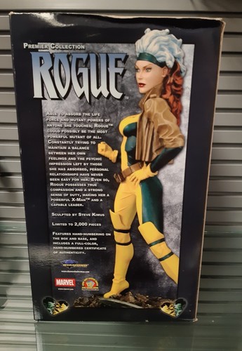 Statua X Men Rogue Marvel Comics Diamond Select 12" Edizione Limitata del 2000 RARA - Foto 3 di 5