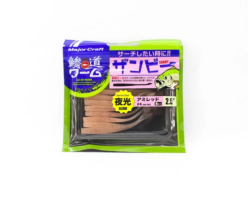 Esca in plastica morbida Major Craft 2,5 pollici Aji Do Worm ADW-ZB2.5 004 (0041)