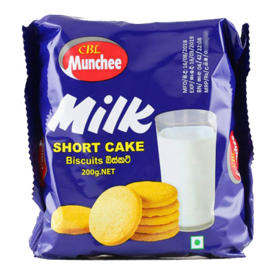 Munchee Milk Short Cake Biscuits 200g 