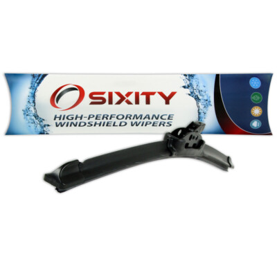 Sixity 16'' in Bracketless Windshield Wiper Blades Driver Passenger OEM yw