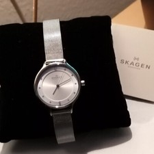 Skargenuhr Anita Lille Milanaise Edelstahl SW2149 - NEU,  plus Armband