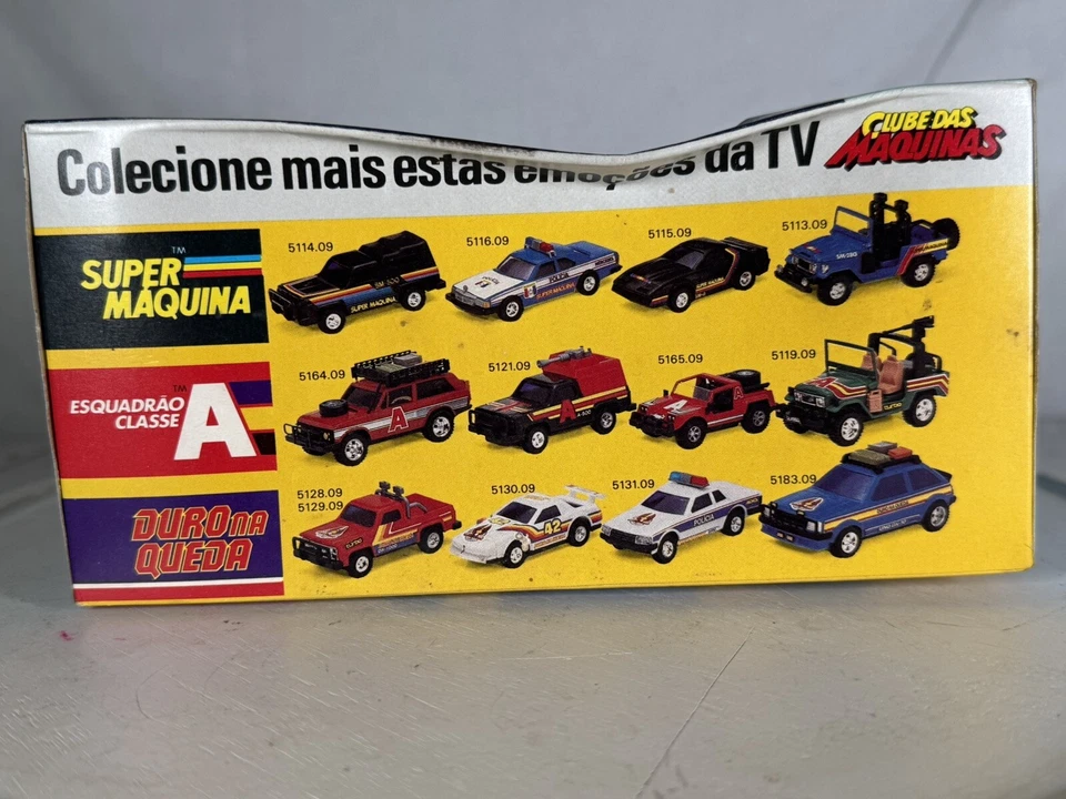 Coche de policía vintage años 80 Brasil Glasslite TJ Hooker William Shatner vendedor de EE. UU. Foto 4 de 4