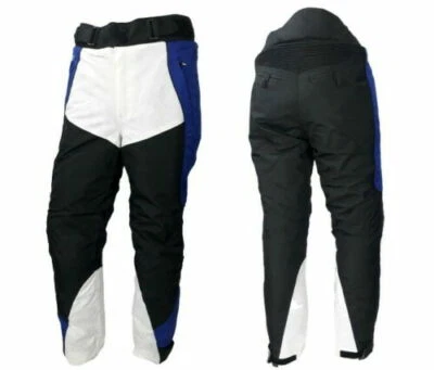 WINNET Pantaloni calzoni da per moto tessuto impermeabile con protezioni ed imbottitura