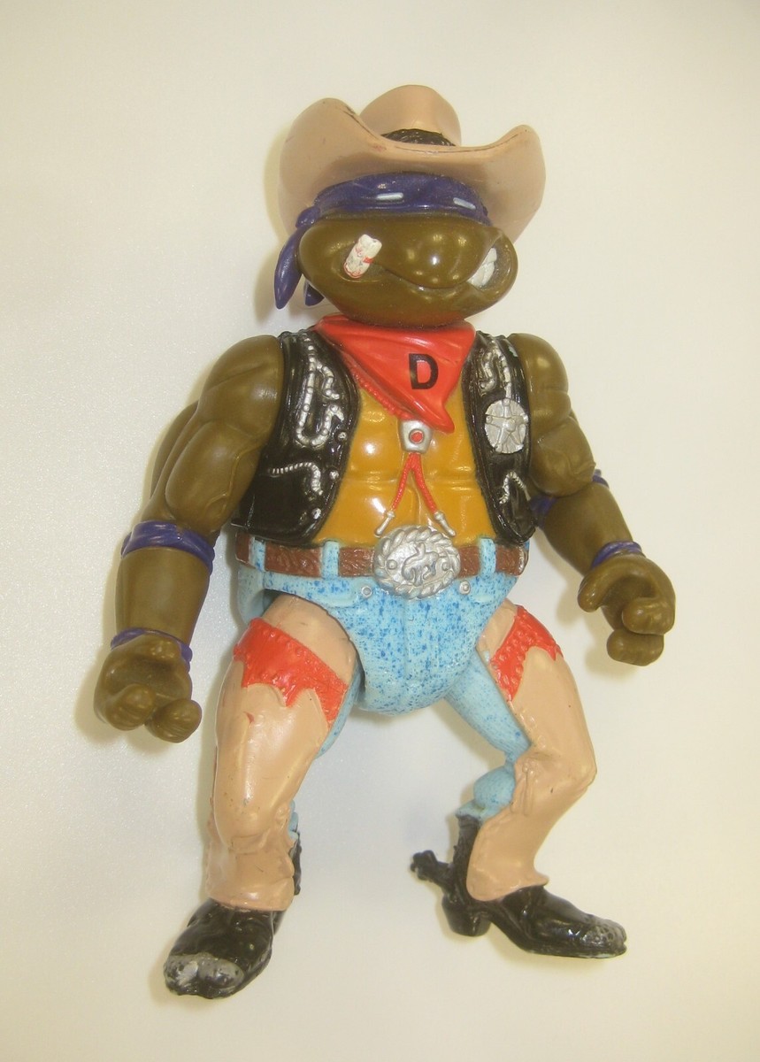 Crazy Cowboy Don 1992 TMNT Figure Wacky Wild West Donatello Ninja