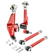 4x Front Lower Control Arm High Angle Tension Rods for Nissan 240SX S14 1989-94