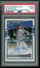 2020 Panini Donruss Optic Bo Bichette Rookie Auto White Mojo /99 PSA 9 *POP 4*