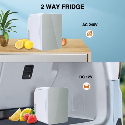 10L Portable Mini Fridge Table Top Electric Small Cooler Bedroom Ice Box Office - Picture 11 of 16
