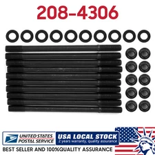 New 208-4306 12-Point Cylinder Head Stud Bolts Kit Fits for 90-01 Acura Integra