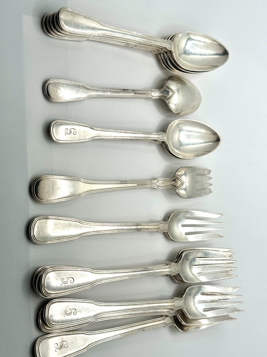 Antique .925 Sterling Silver Tiffany & Co Forks/Spoons 16 Piece