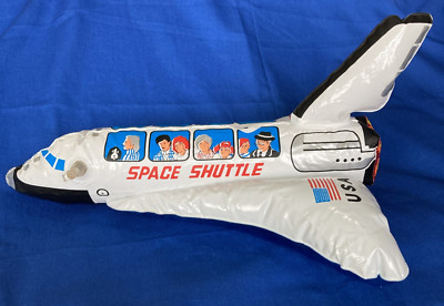 Space Shuttle 15'' Collectible Inflatable Toy Spacecraft 1983 Passengers Pictured