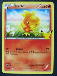 Torchic 11/25 McDonald's 25th Anniversary Promo Non-Holo