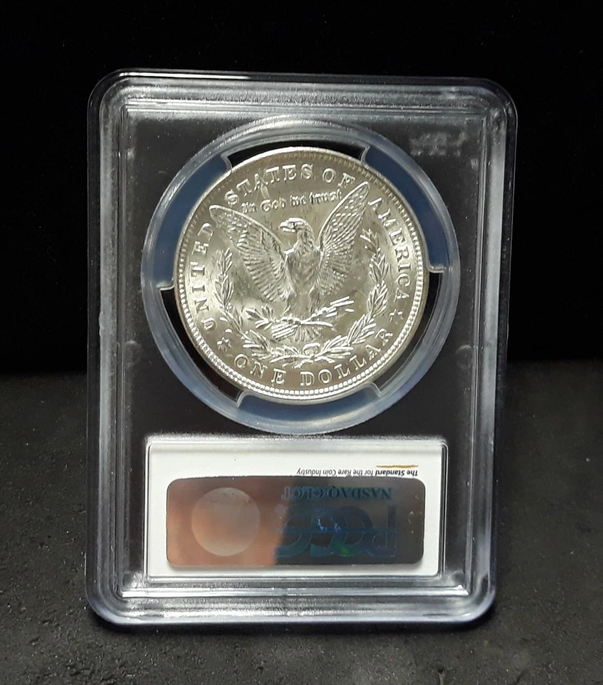 1921 Morgan Silver Dollar- PCGS MS62 -Vam 41B Polished Reverse Pitted! -  0491 - Image 2 of 3
