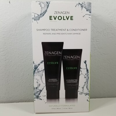Zenagen EVOLVE Shampoo Treatment 6 oz & Accelerating Conditioner 5 oz