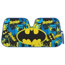 Reversible Car Auto Shade Sun Window Reflector, Licensed Classic Batman Design