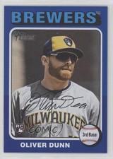 2024 Topps Heritage High Number Dark Blue Border Oliver Dunn #653 16kt