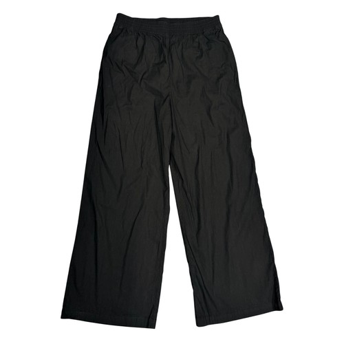 Sweaty Betty London Black Pull On Wide Leg Sweat Pants With Pockets 10