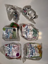 SEALED 1990 McDonalds Happy Meal Tiny Toon Flip Cars Complete Set of 4  2 Toys