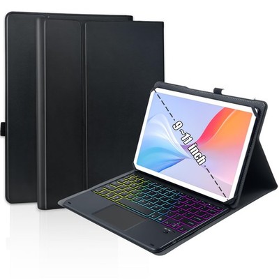 Universal Touchpad Keyboard Case for 9.7,10.1,10.2'',10.5'',10.9'',11'' ipad/Sams...