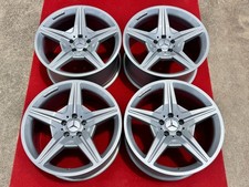 Set of 4 polished 19" Mercedes Benz SL400 SL550 SL63 SL65 AMG Wheels Rims OEM