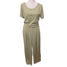 Unbranded Light Green Ribbed Knit 2 Piece Set Top Pants XL D4E670 Loungewear