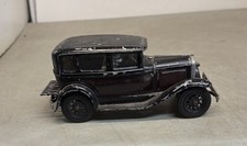 Hubley Car Ford Model A Town Sedan Diecast Metal Black 1930s Hubley Car Ford Model A Town Sedan Diecast Metal Black 1930s