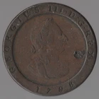 1798 Isle of Man Half Penny Coin – Manx Currency – George III