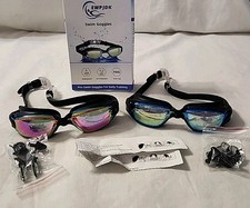 SWIM GOGGLES EWPJDK PRP-SWIM GOGGLES FOR DAILY TRAINING ANTI-FOG 2-PACK