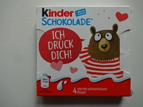 Advertising Ferrero 2024/Kinder Chocolate/Bear - I Push You!