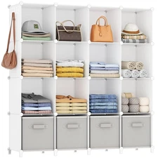Closet Organizers and Storage, 16 Cube Storage Organizer, Closet Organizer Bo...