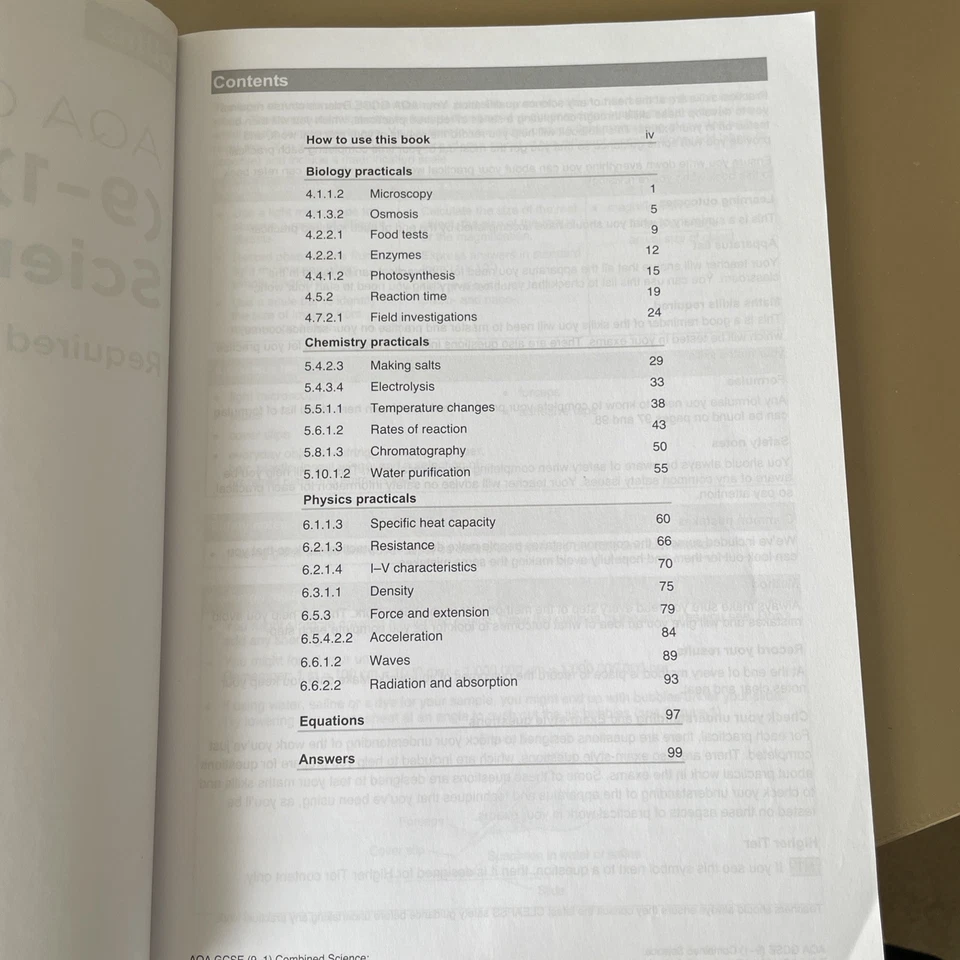Collins AQA GCSE (9-1) Combined Science: Trilogy Required Practicals Lab Book - Image 4 of 4