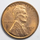 1942-S Lincoln Wheat Penny Uncirculated, San Francisco Mint