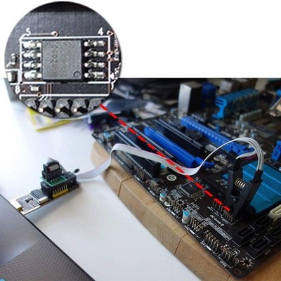 HIGH QUALITY usb programmer CH341A + SOIC8 clip + 1.8V adapter + New SOIC8 C0U8