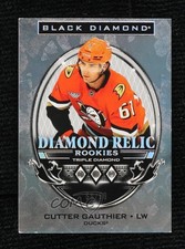 2024-25 Upper Deck Black Diamond Relic Rookies Triple 66/99 Cutter Gauthier qe7
