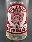 RARE WHITE LABEL - BIG CHIEF Indian Soda Pop ACL Bottle MIAMI OK OKLAHOMA — photo 1