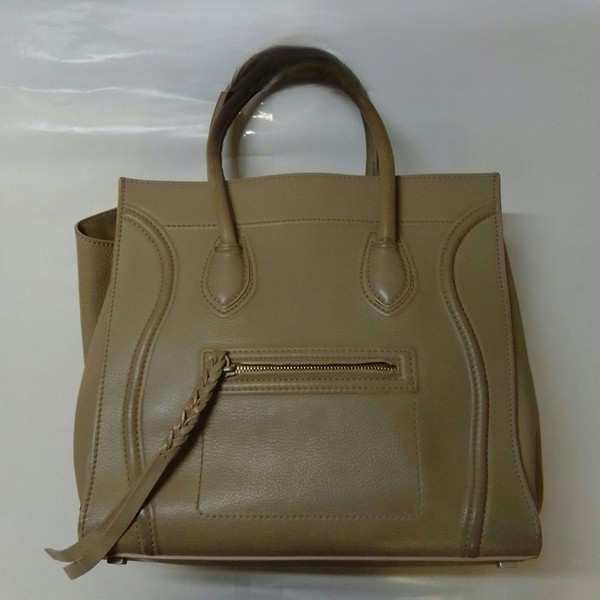 CELINE Luggage Phantom Tote Bag Handbag Leather KM050 Authentic Luxury Fashion