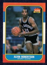 1986-87 Fleer Basketball #92 ~ Alvin Robertson ~ NM-MT or Better ~ Spurs