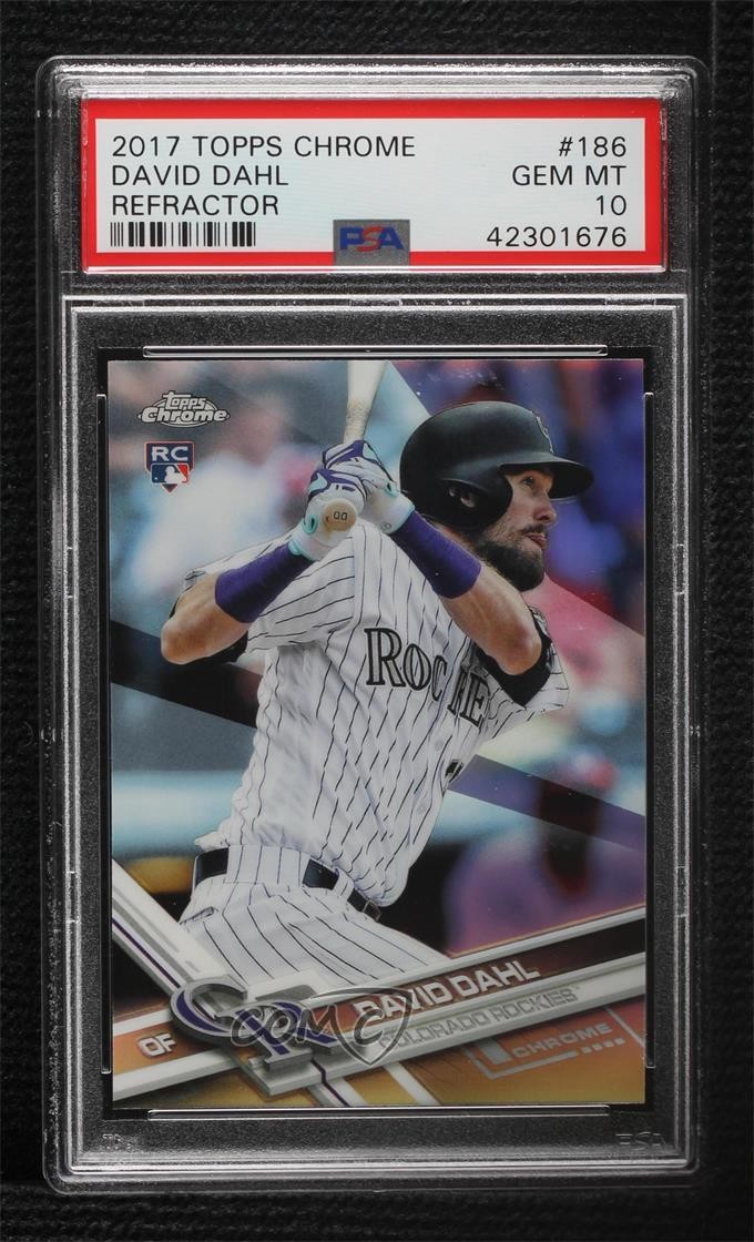 2017 Topps TOPPS CHROME REFRACTOR #186 David Dahl front