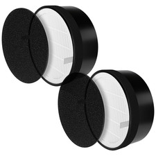 True HEPA Air Filter Replacement For Levoit LV-H132 Air Purifier LV-H132-RF 2pc