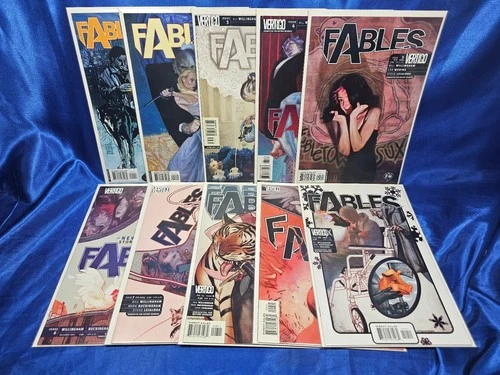 Fables #1 Alex Maleev Cover (DC Comics 2002) Run Lot 1 2 3 4 5 6 7 8 9 10