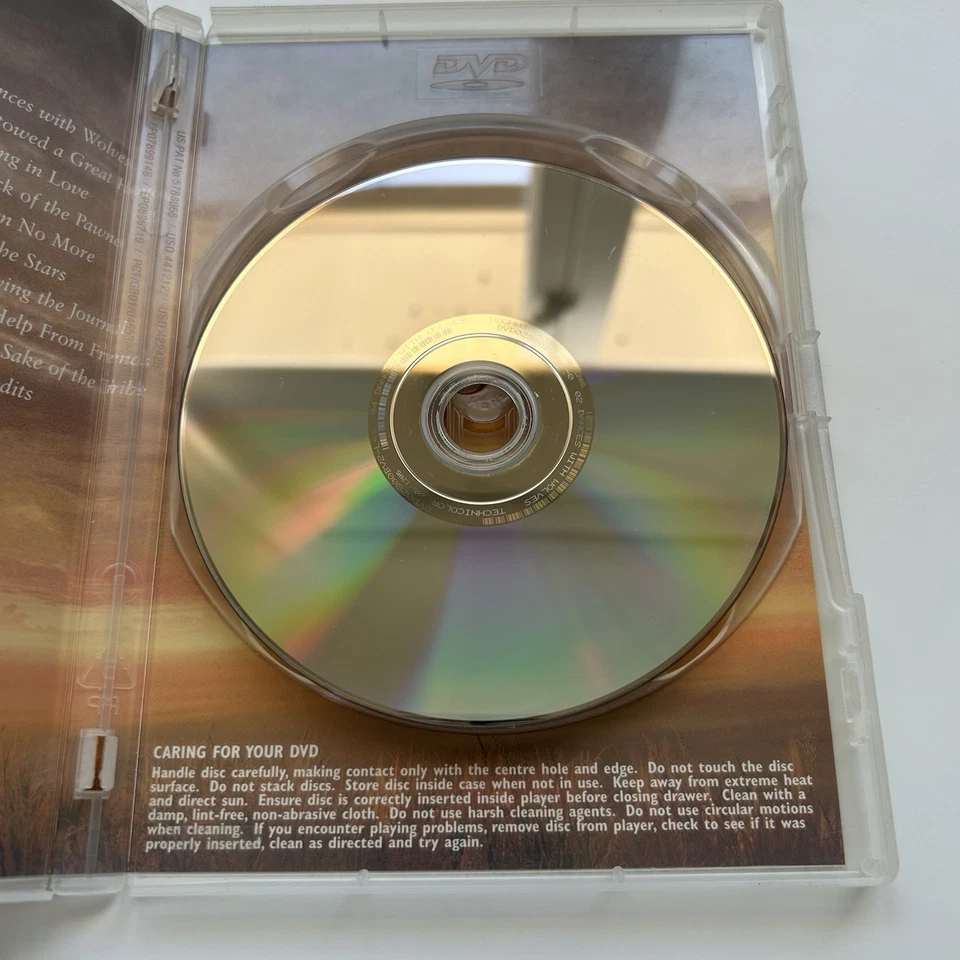 Dances with Wolves Kevin Costner Mary McDonnell 1990 DVD Region 4 - Image 4 of 4