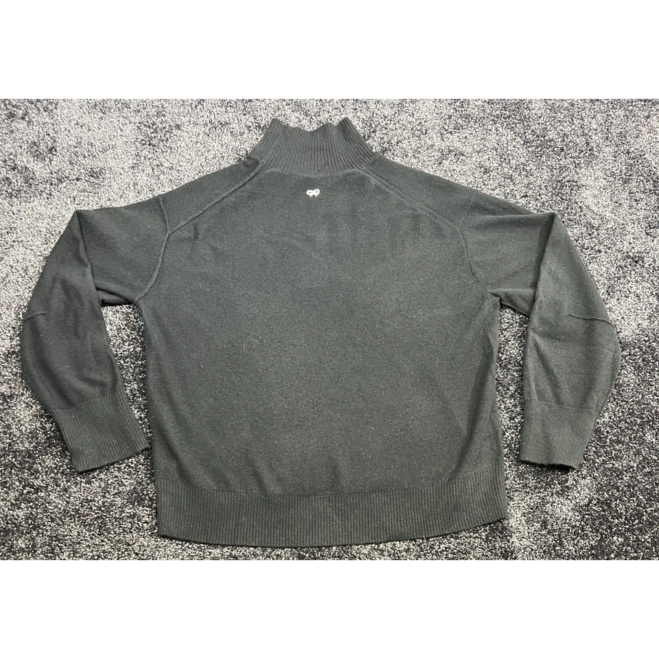 Rare Uniqlo Anya Hindmarch 100% Cashmere Mock Neck Sweater Eyes Detail Size S - Image 2 of 4