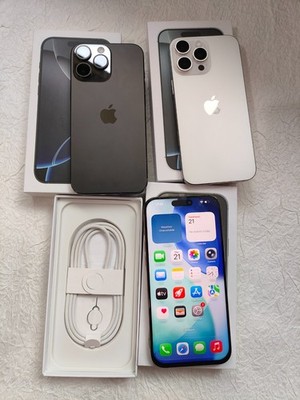 Apple iPhone 16 Pro Max 256GB 512GB 1TB - Unlocked - E sim version - Excellent