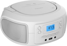 Portable CD Player Bluetooth Crystal Clear Sound Boombox FM Radio Philips CD-RW