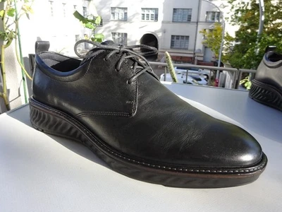ECCO ST.1 Hybrid Danish Design Herr Schuhe Derbyschuhe Leder Schwarz Gr.46 Neuw - Bild 1 von 4