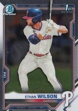 2021 Bowman Draft #BDC-140 Ethan Wilson Chrome NM