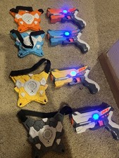 4-Player Laser Tag Blaster Set